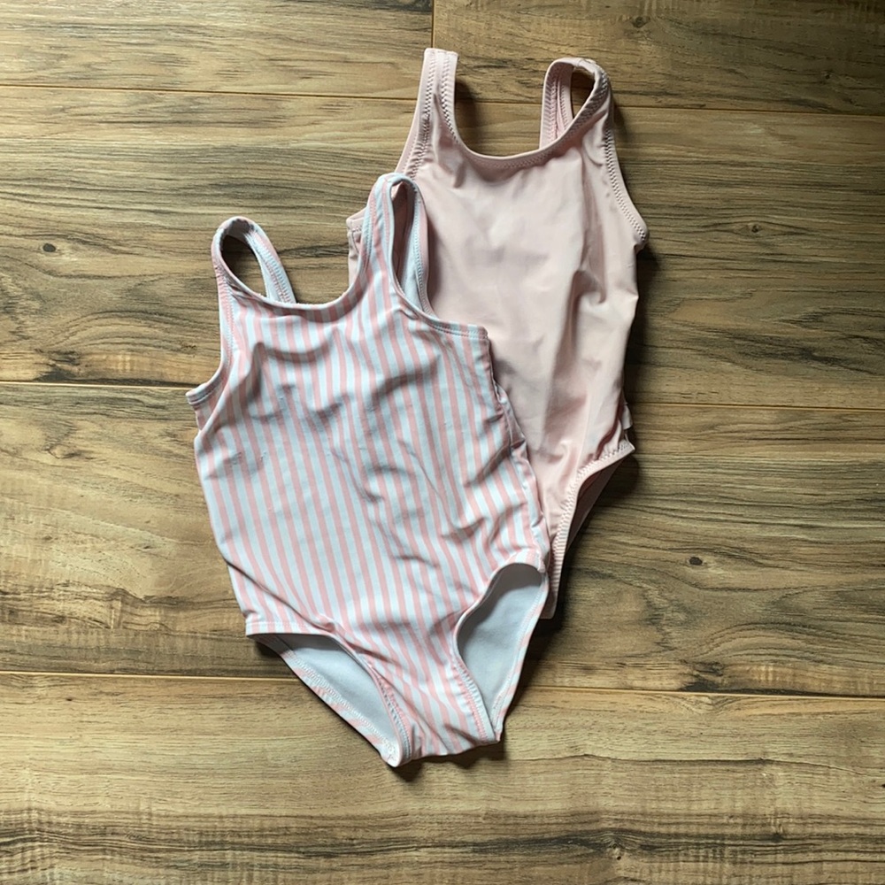 2 old navy one piece bathing suits